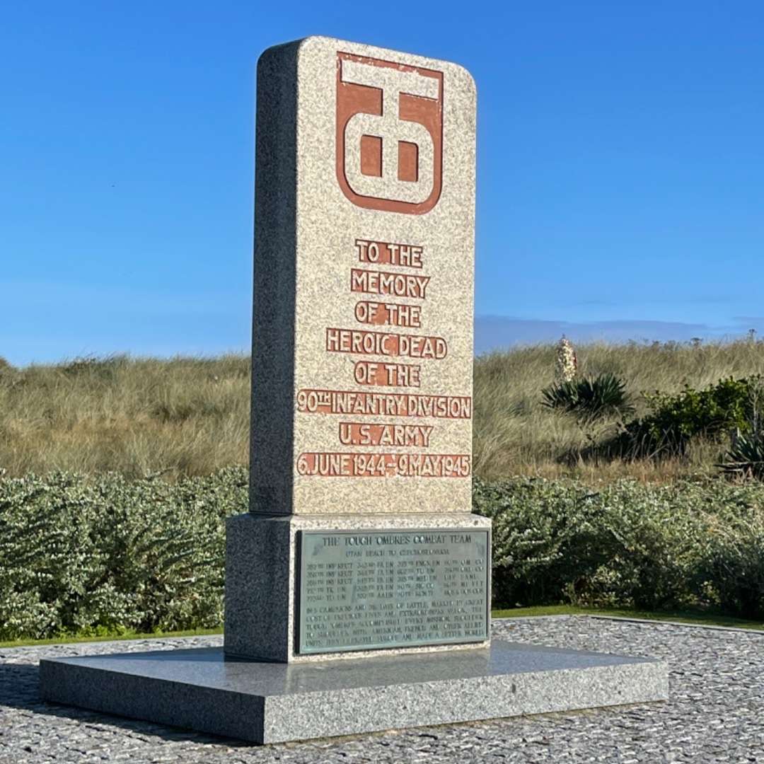 Statue to the memory of the heroic dead of the 90th infantry division June 6 1944-May 9 1945